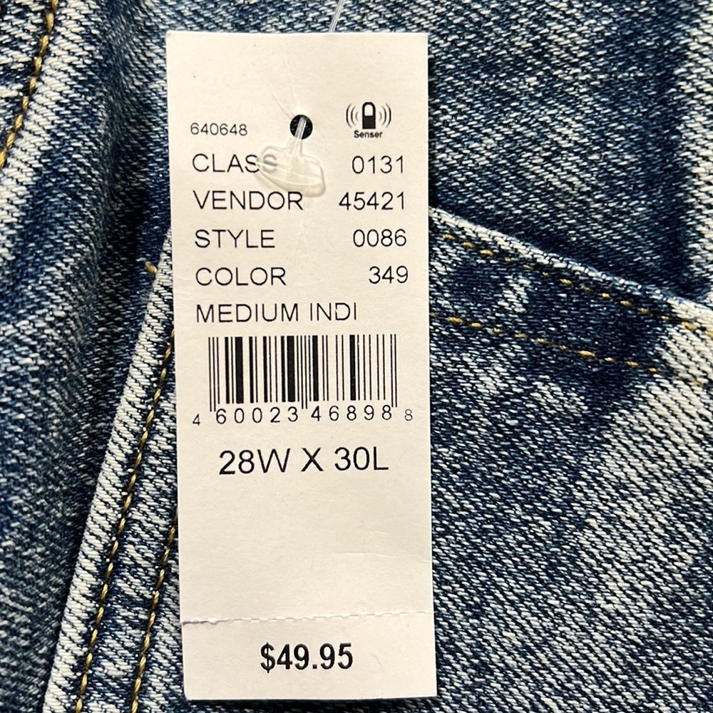 NWT PacSun Men’s Jeans 28X30 29X32 Medium Indigo Stacked Skinny Comfort Stretch - Picture 11 of 13